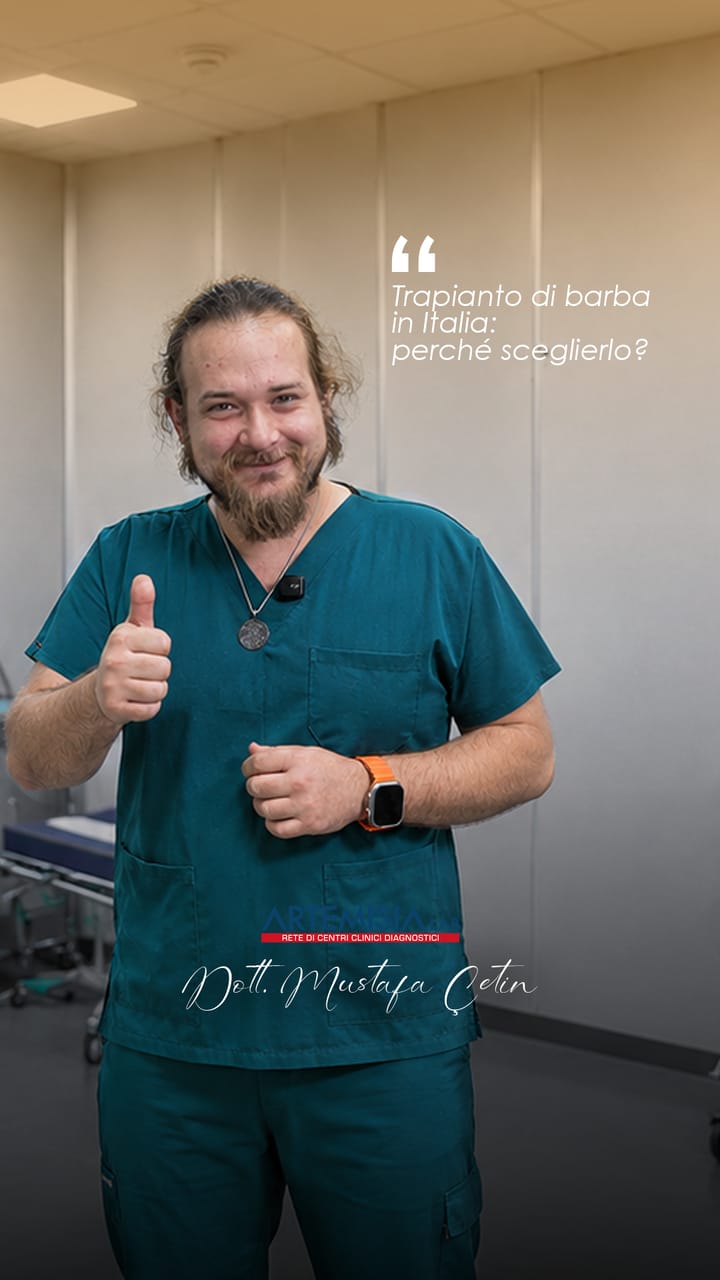Il Dott. Mustafa Çetin spiega il trapianto di barba