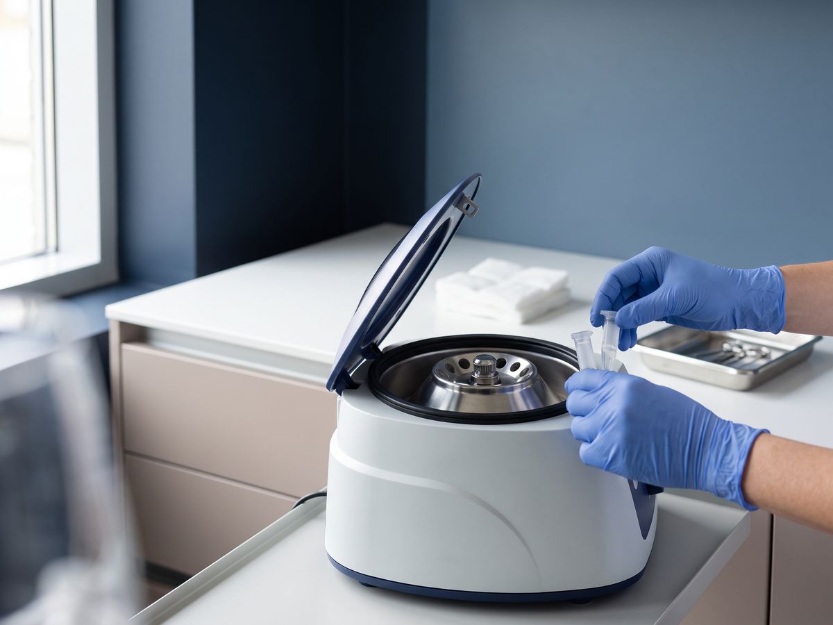 Plasma per PRP preparato in centrifuga